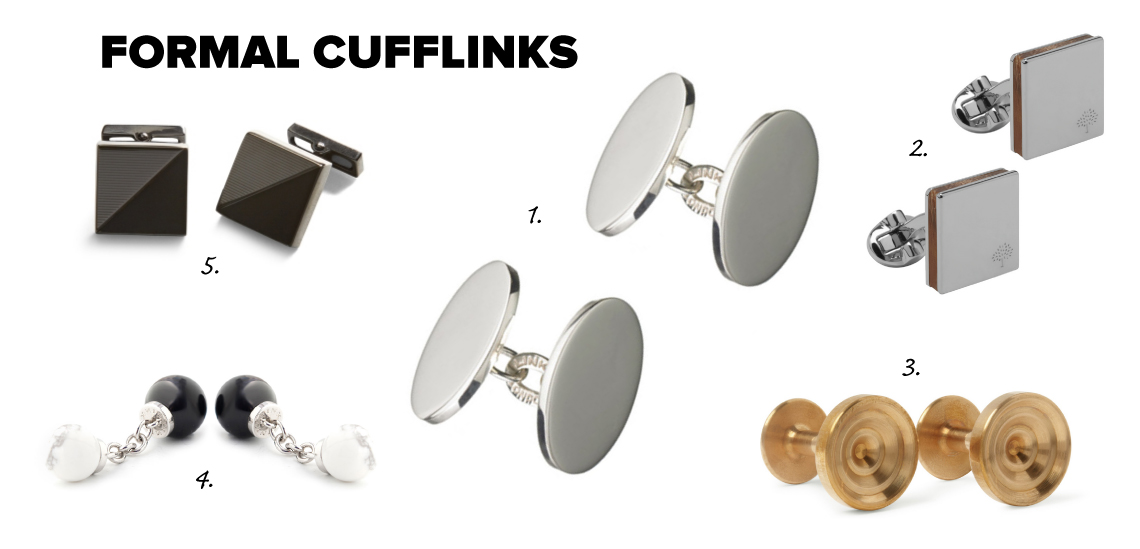 formal cufflinks